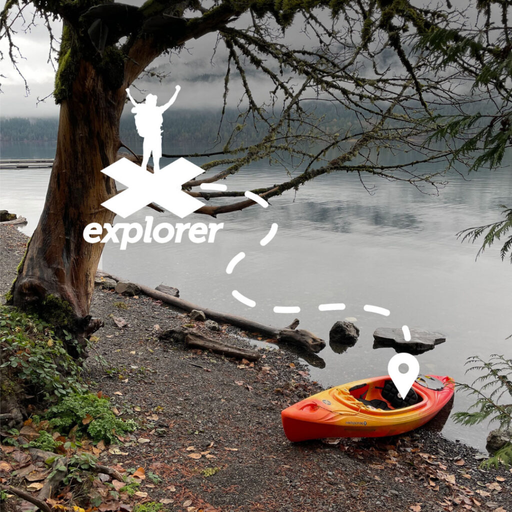 Explorer Series Kayak on Cultus Lake, Chilliwack, BC Canada